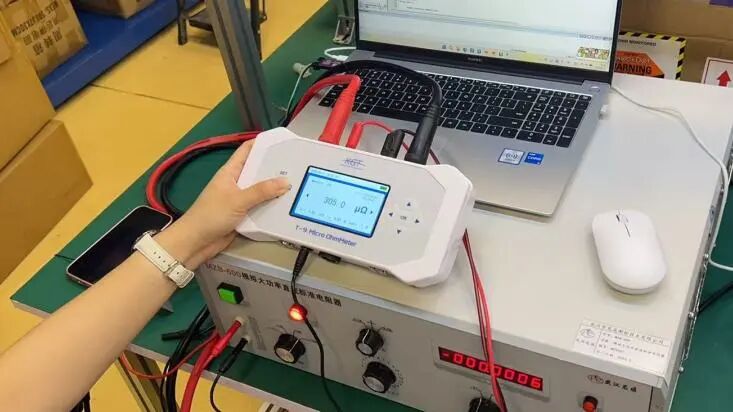 回路電阻測試儀使用現場